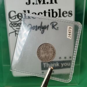 1915 UK British Silver Threepence Edward VII Threepence